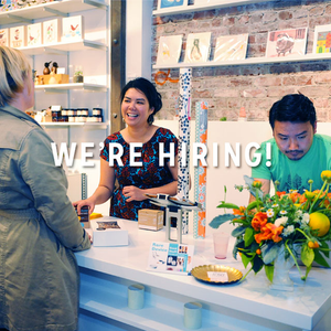 We're Hiring: Full-time and part-time sales associates