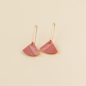 Single Stone Earring - Pink Opal by Alison Jean Cole