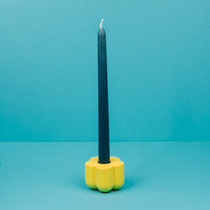 Areaware Poppy Candles & Incense Holder Yellow