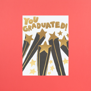 You Graduated Stars Card by Egg Press