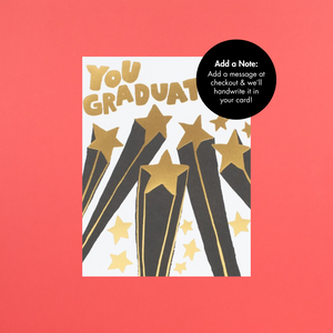 You Graduated Stars Card by Egg Press