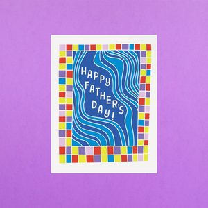 Wavy Dad Father's Day Card by The Good Twin