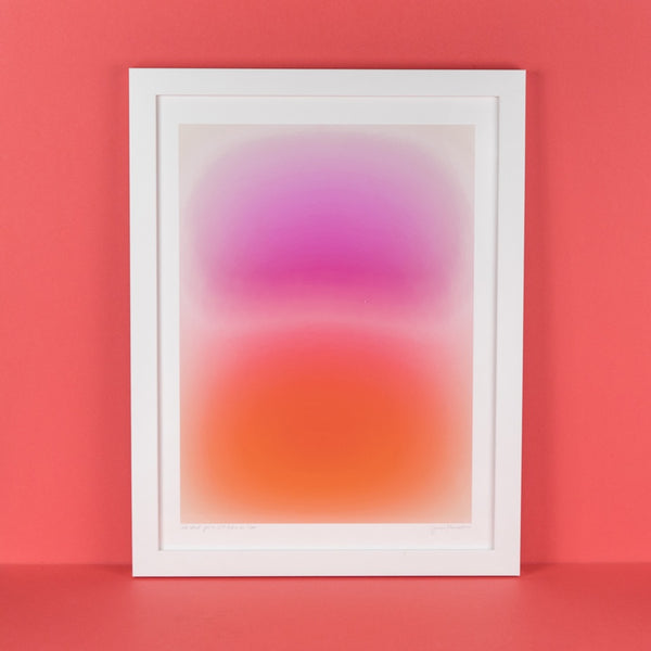 Color Cloud - You're Not Alone In This (Framed White) - 12x 16