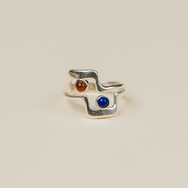 Clark Ring in Sterling Silver by Lindsey Lewis