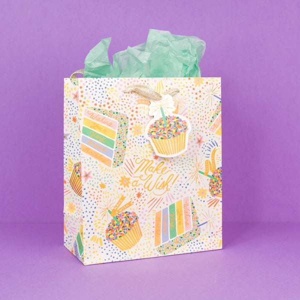 Birthday Cake Gift Bag - Medium