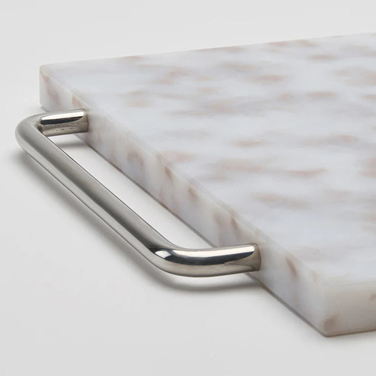 Fredericks & Mae Cutting Board in White & Gray