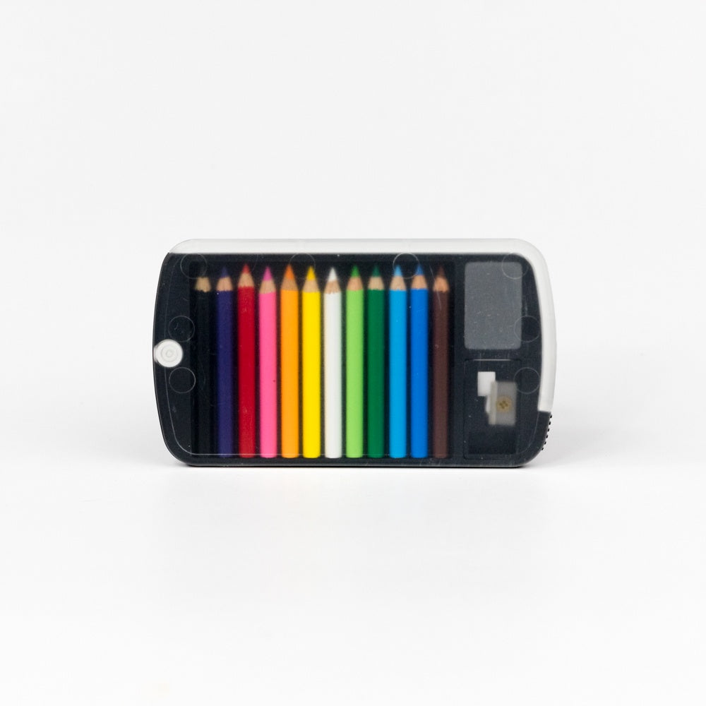 Miniature color pencils in case