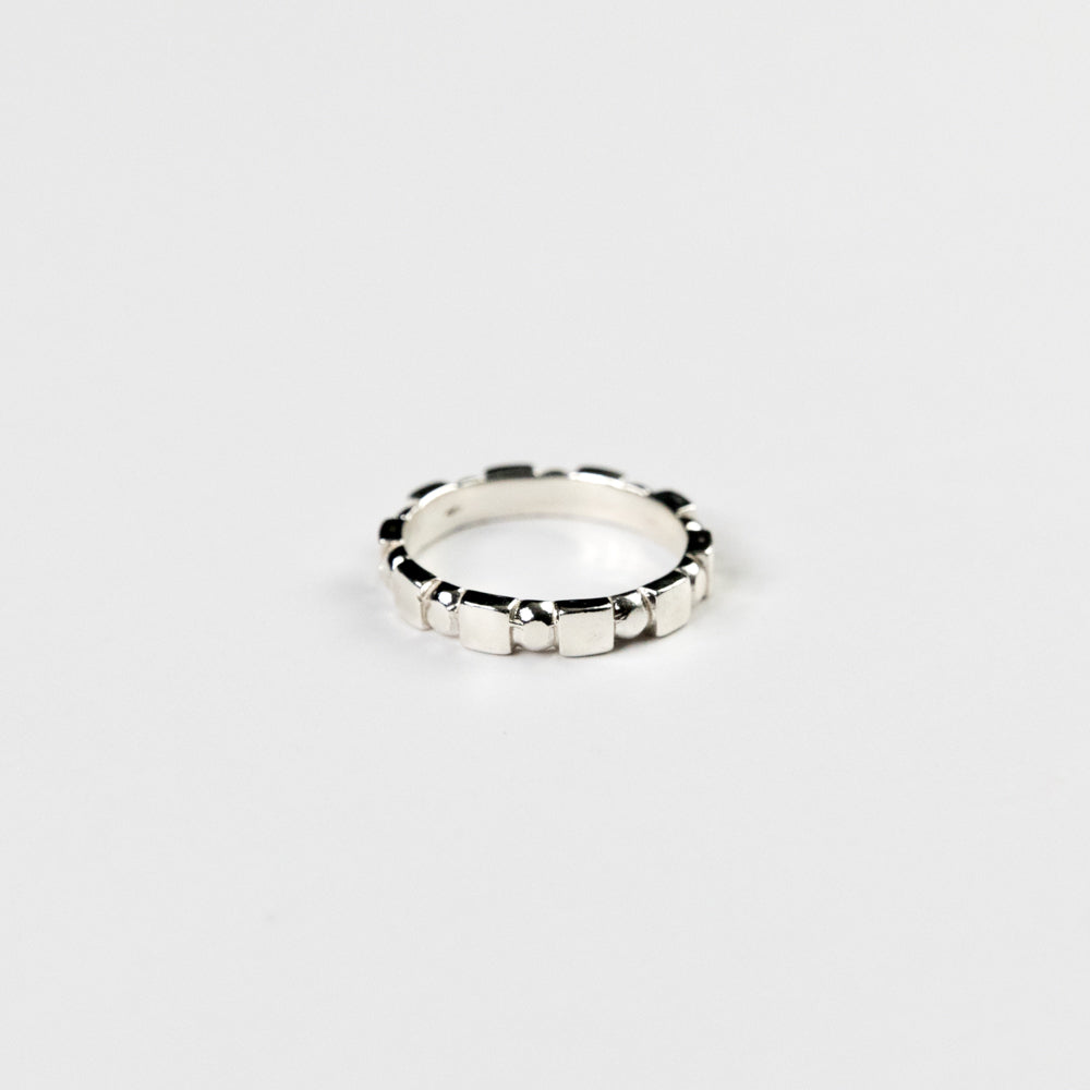 Shapes Band in Silver by Take Shape Studio