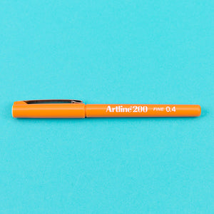 Artline 200 Pen .04mm - Orange
