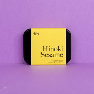 Dilo Hinoki Sesame Incense Cones