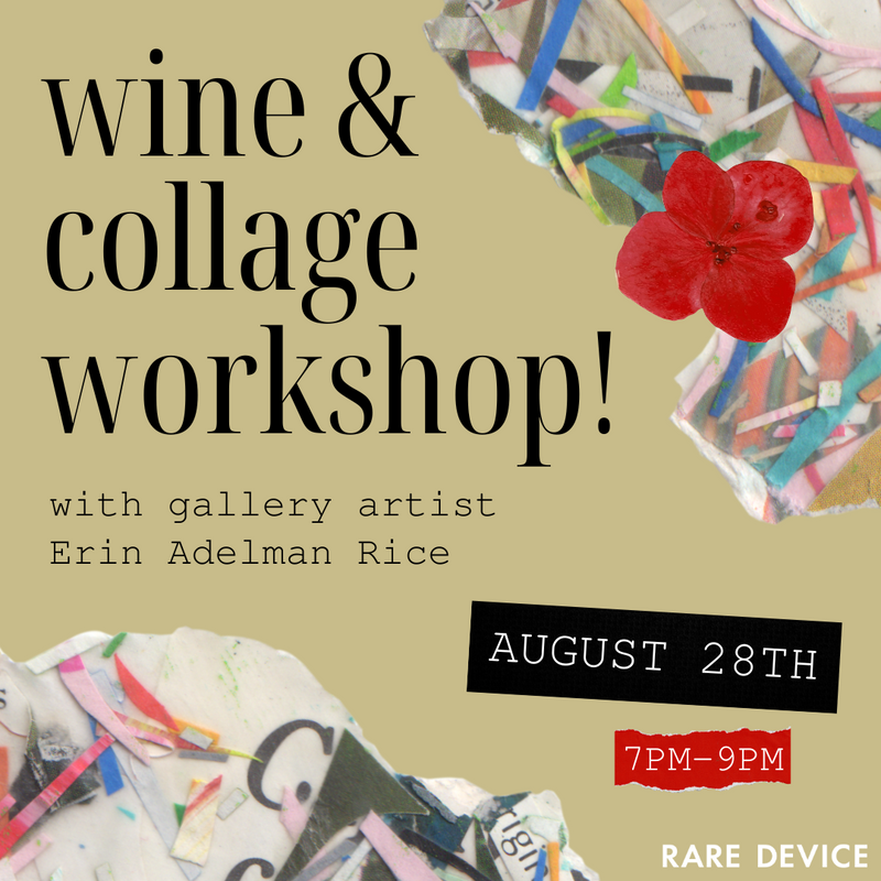 Wine & Collage Night with Erin Adelman Rice