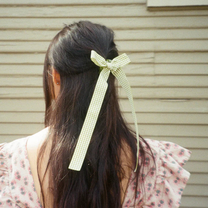Bow Mini Claw - Gingham