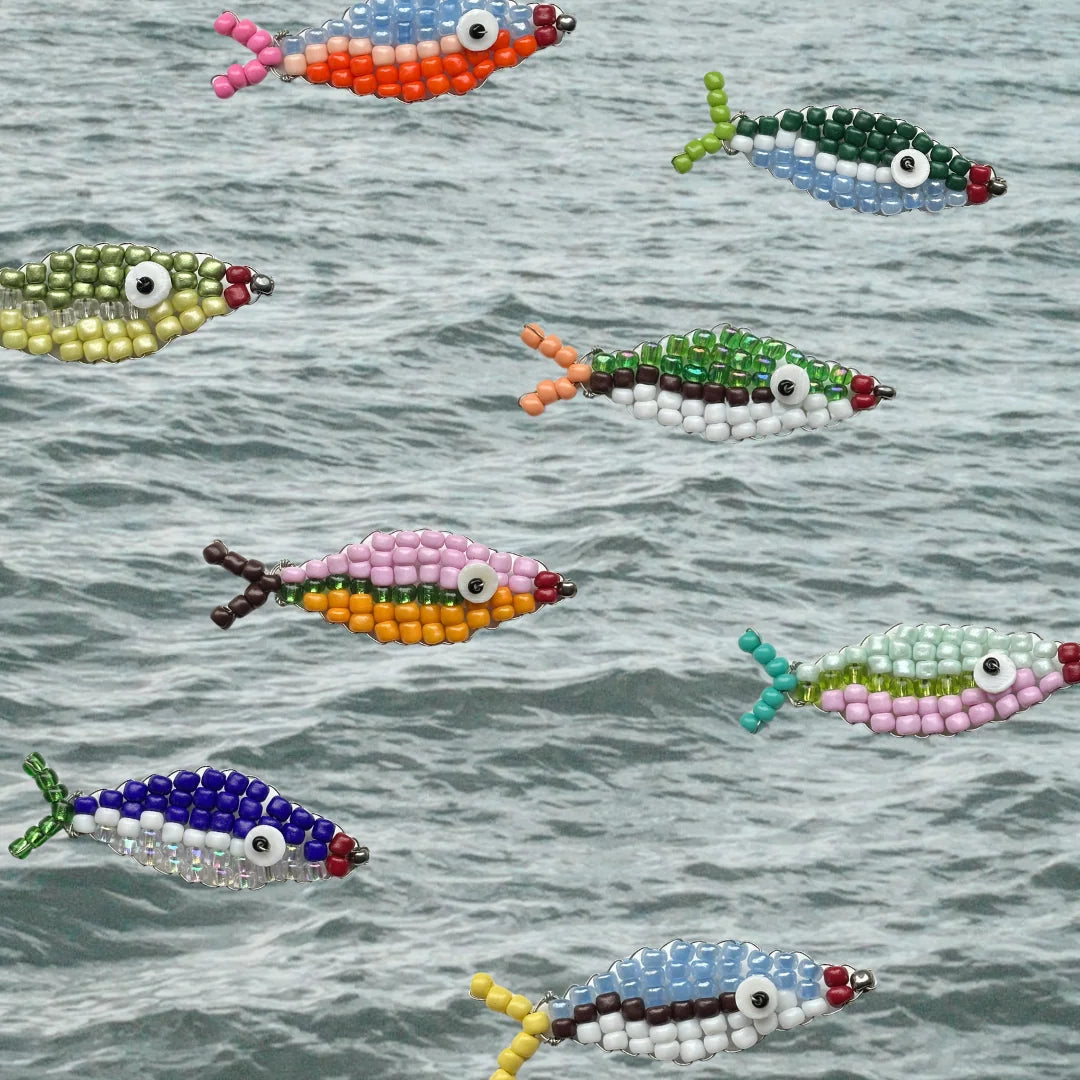Beaded Fish Charm Craft Kit - Walter