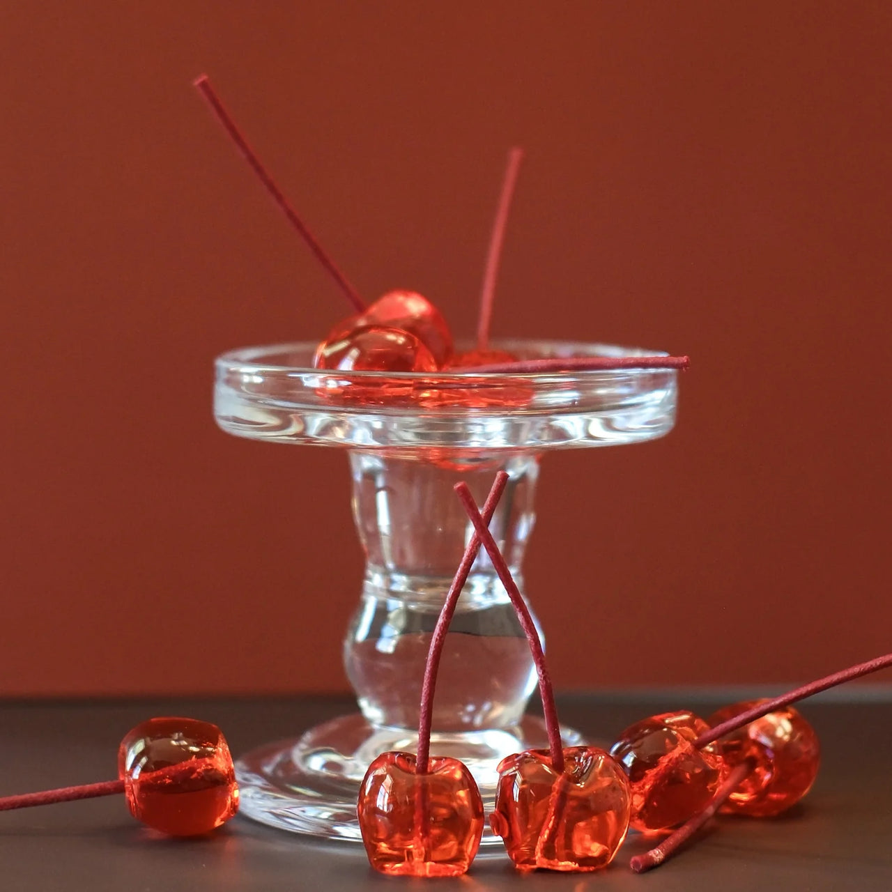 Jelly Cherry Candles - Set of 4