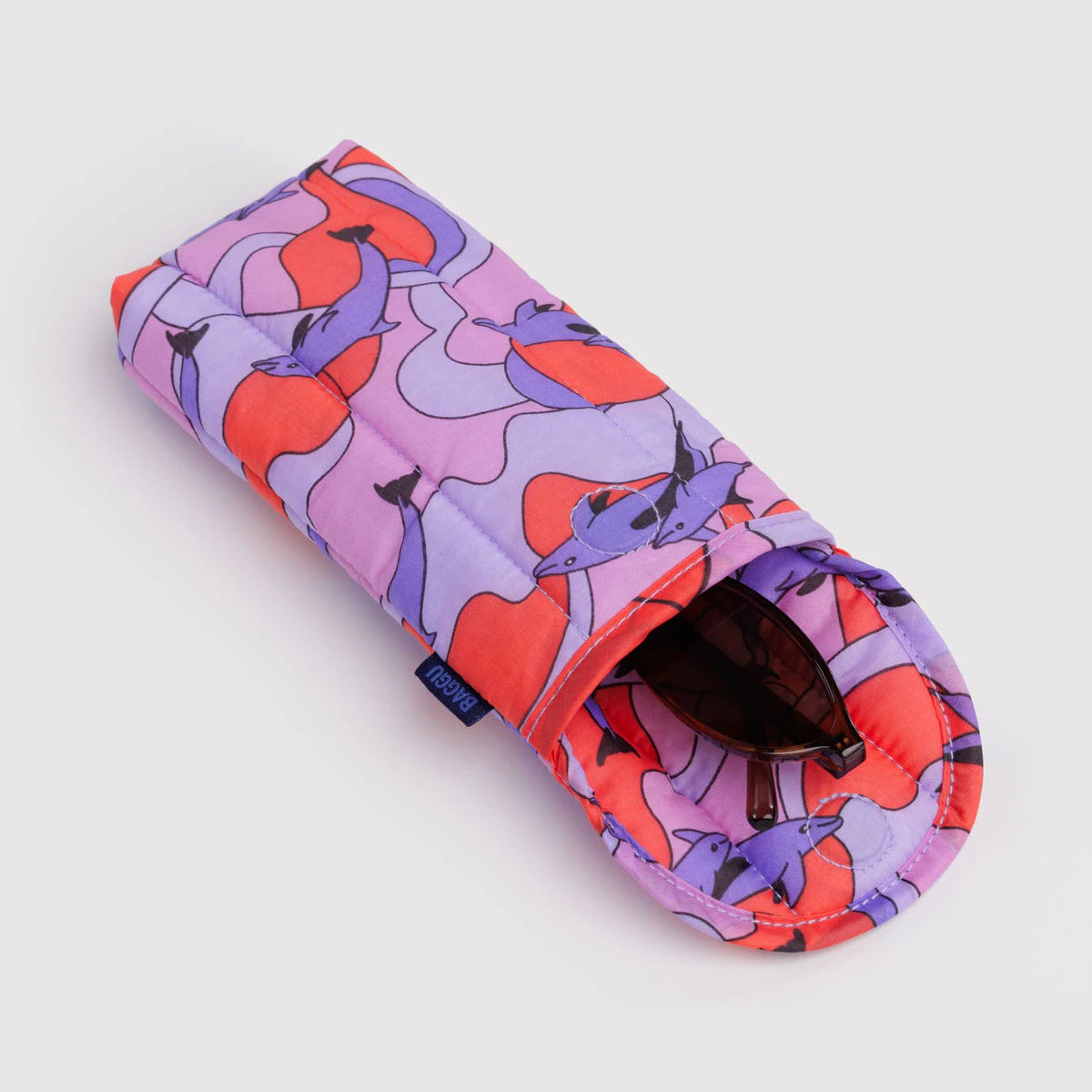 Puffy Glasses Sleeve - Dolphins