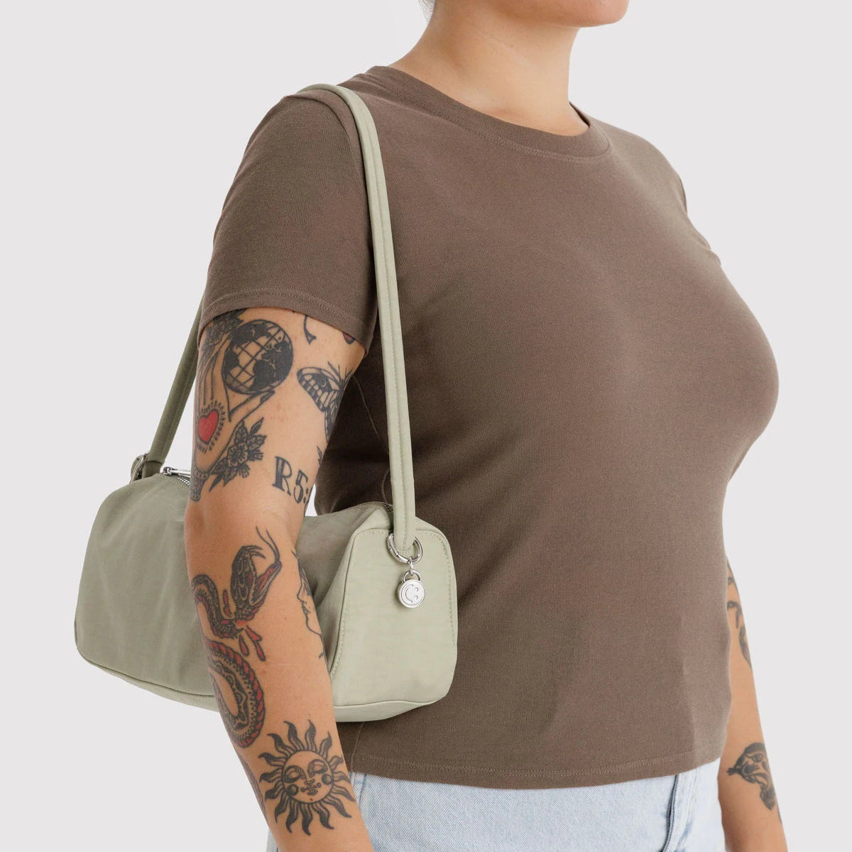 Nylon Loaf Bag - Celadon