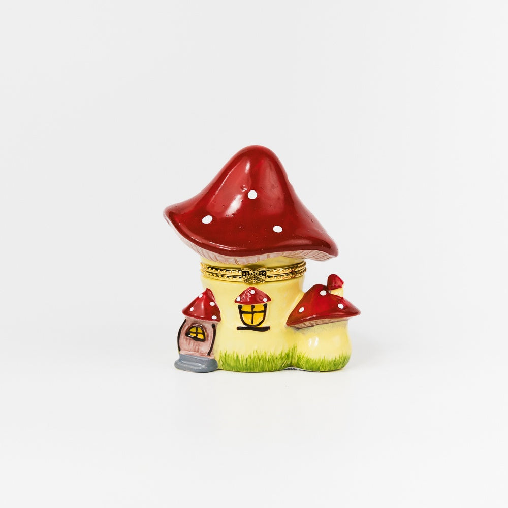 Mushroom Hand Painted Trinket Box