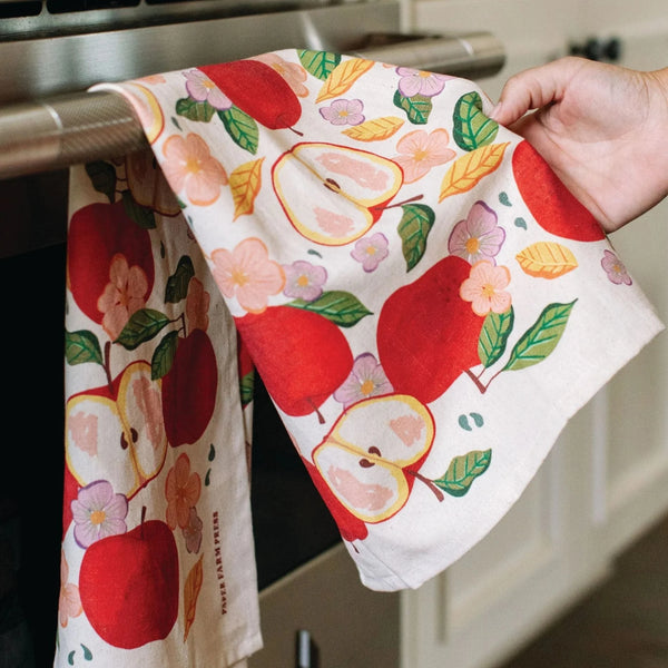 Paper Farm Press Apple Tree Tea Towel