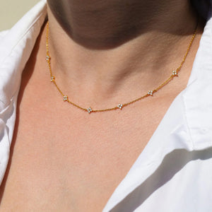 Girls Crew Shimmer Blosson Necklace