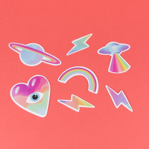 Adelfi Neon Icons Sticker Pack