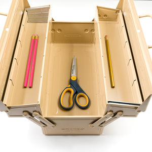 Ameico Toyo Steel Cantilever Toolbox in Beige