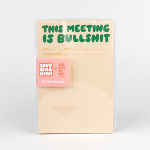 This Meeting Is Bullshit Notepad