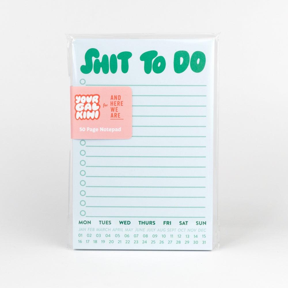 Shit To Do Notepad