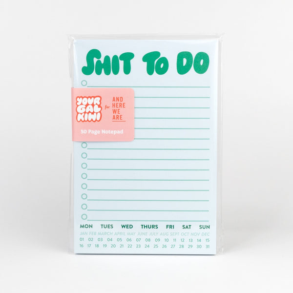 Shit To Do Notepad