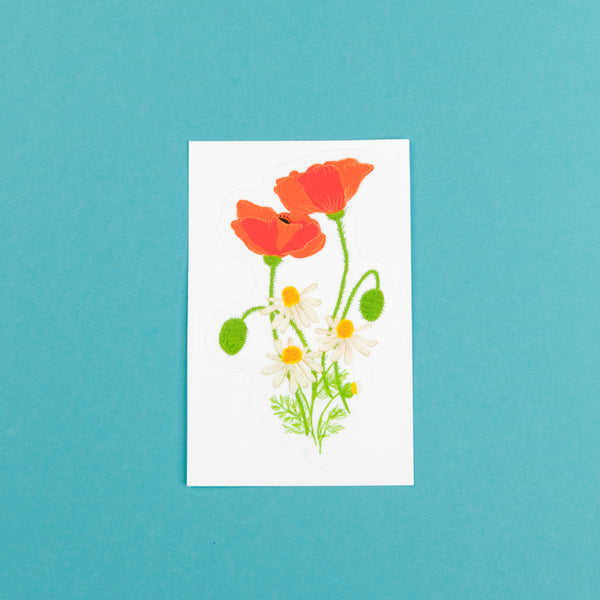 Poppies Sticker by Antiquaria