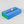 Cache Box - Blue/Green, Large by Areaware