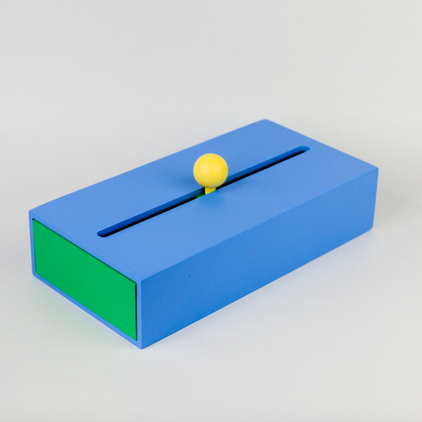 Cache Box - Blue/Green, Large by Areaware