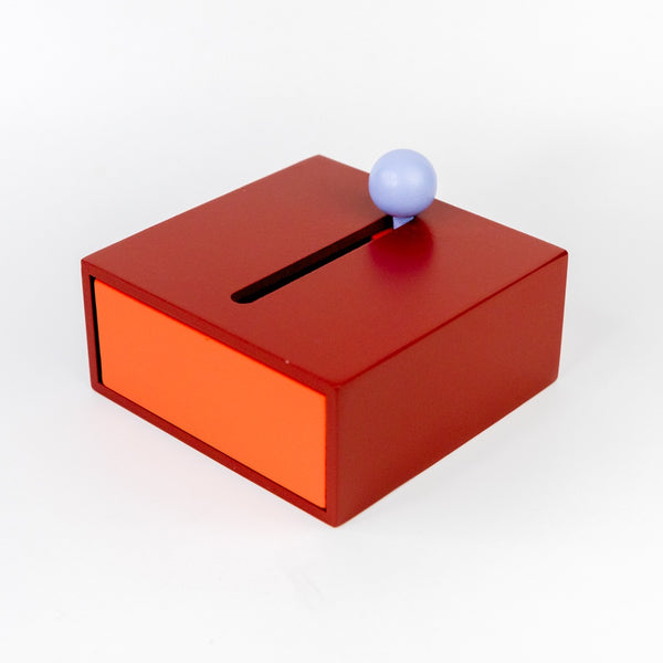Cache Box - Red/Orange, Small
