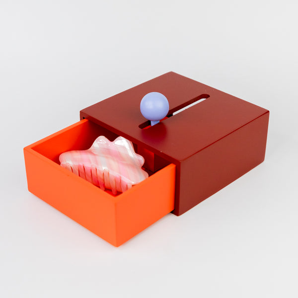 Cache Box - Red/Orange, Small