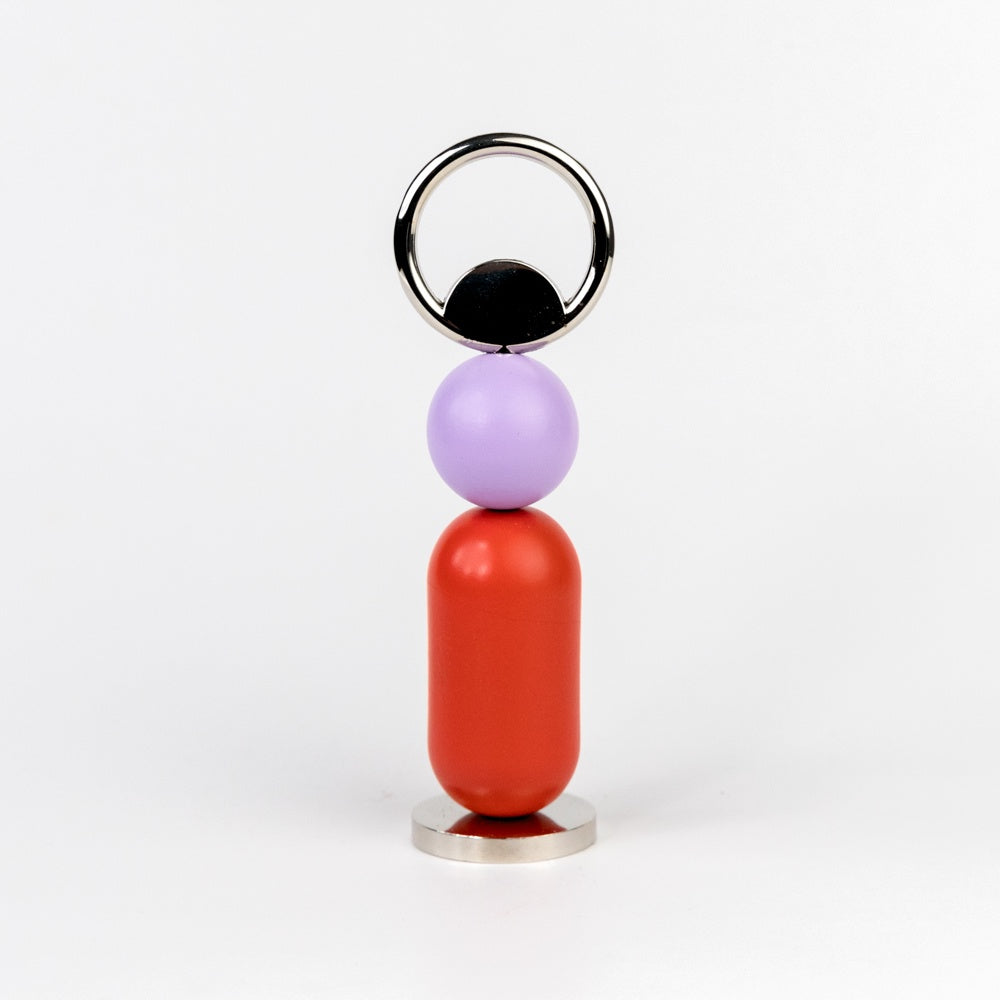 Areaware Abaco Bottle Opener in Red and Purple