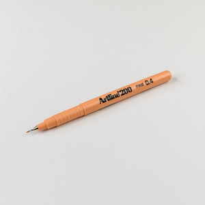 Artline 200 Pen .04 Apricot