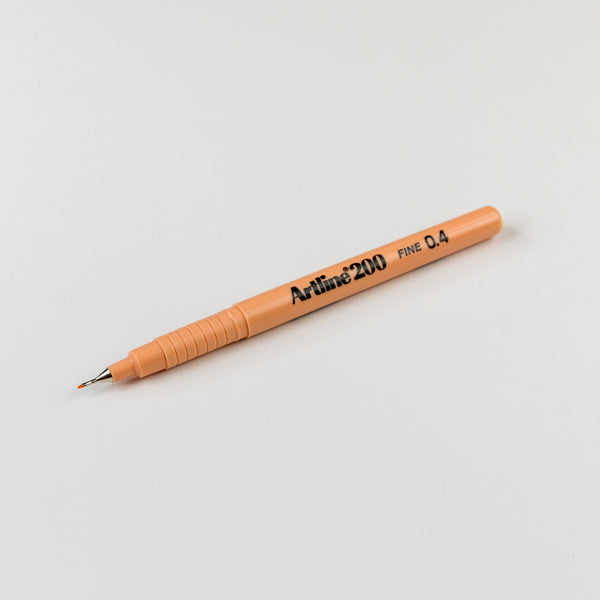 Artline 200 Pen .04 Apricot