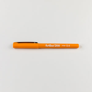 Artline 200 Pen .04mm - Orange