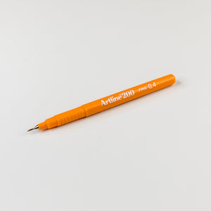 Artline 200 Pen .04mm - Orange