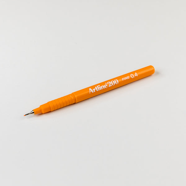 Artline 200 Pen .04mm - Orange