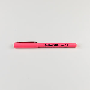 Artline 200 Pen .04mm - Pink