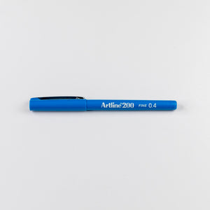 Artline 200 Pen .04mm - Light Blue