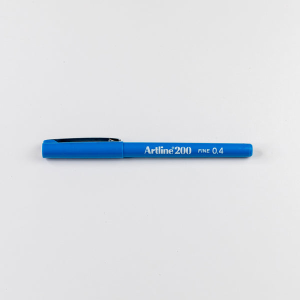 Artline 200 Pen .04mm - Light Blue