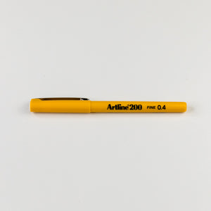 Artline 200 Pen .04 Yellow 