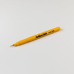 Artline 200 Pen .04 Yellow 