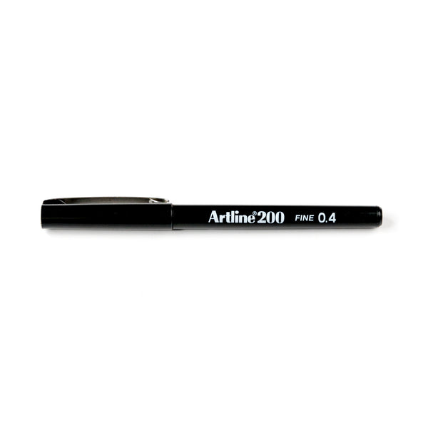 Artline 200 Pen .04mm - Black