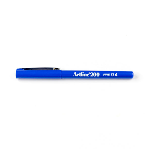 Artline 200 Pen .04mm Blue