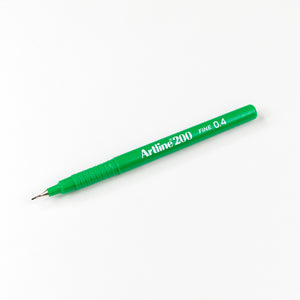 Artline 200 Pen .04mm - Green