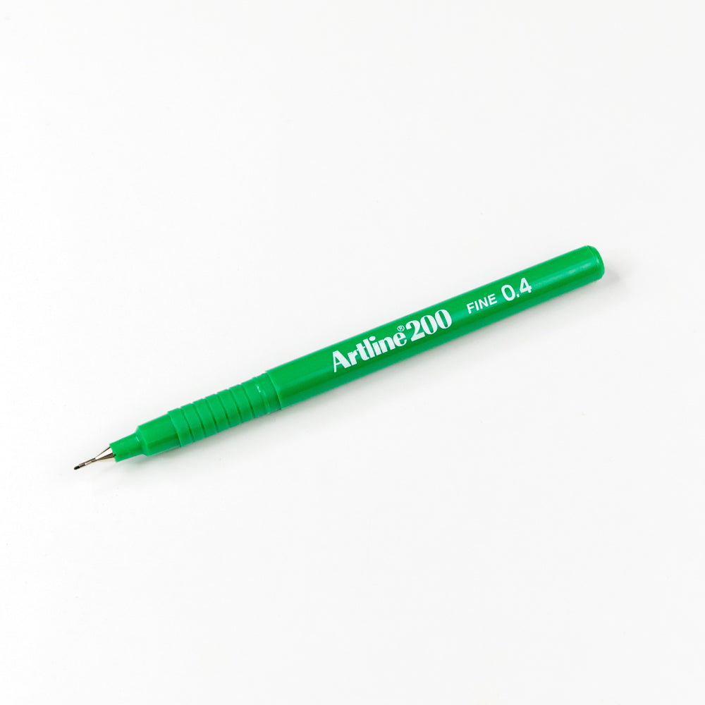 Artline 200 Pen .04mm - Green