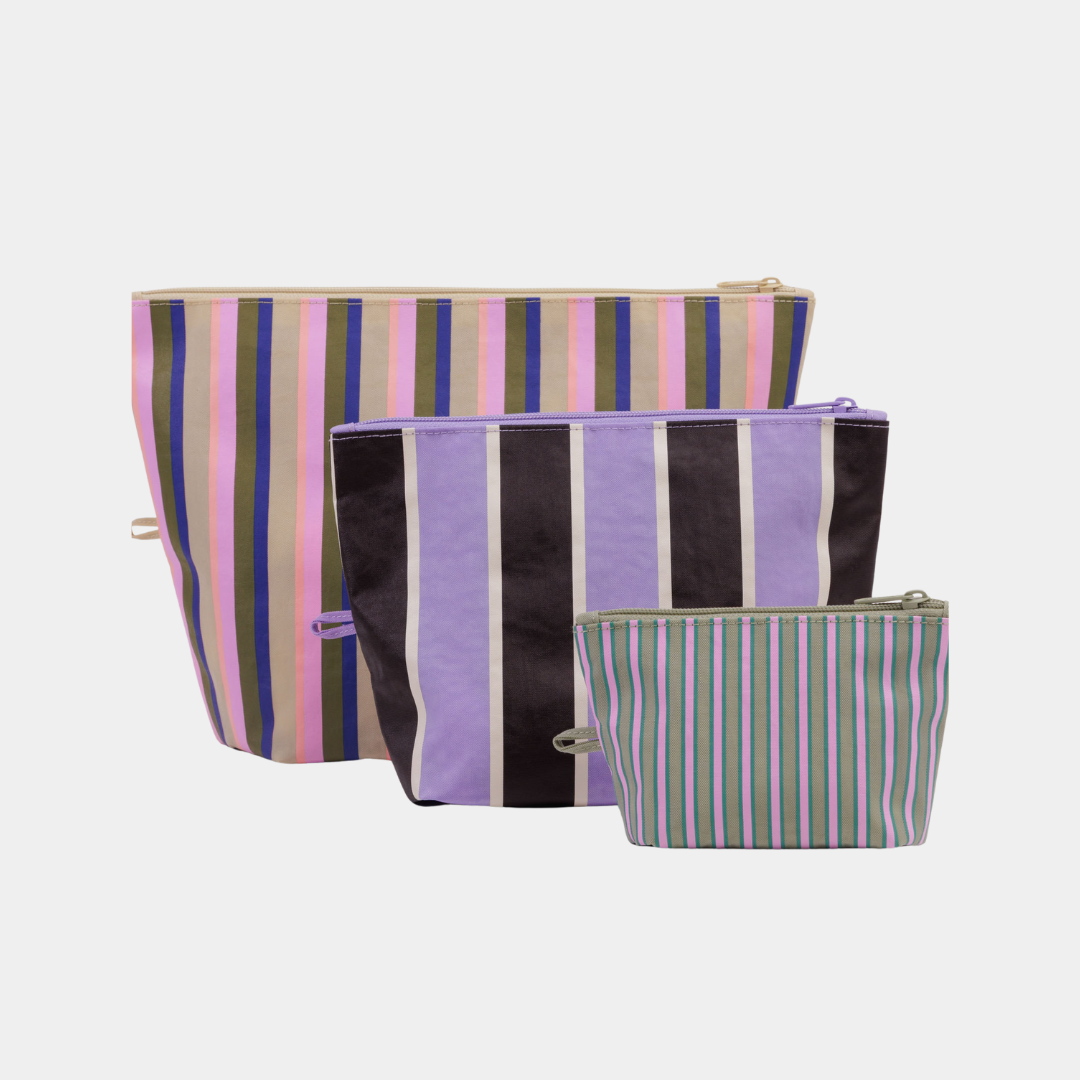 Go Pouch Set - Candy Shop Stripes