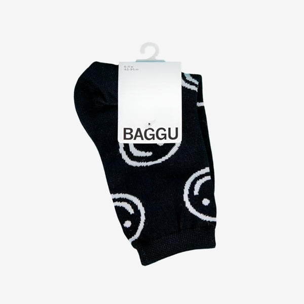 Black Happy Crew socks by Baggu